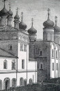 Успенская церковь в Макарьевском монастыре. Гравюра нач. XX в.